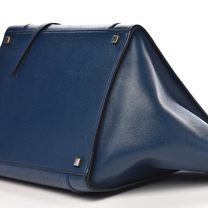 Celine Grained Calfskin Medium Phantom Luggage Deepsea 10 of 13