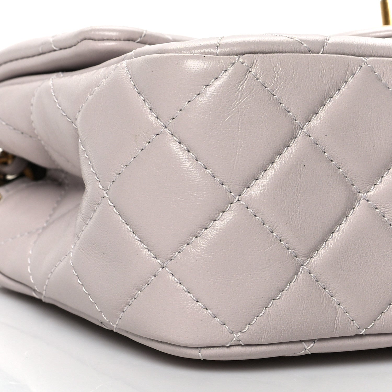 Chanel Lambskin Quilted Mini Pearl Crush Flap Light Purple 9 of 10