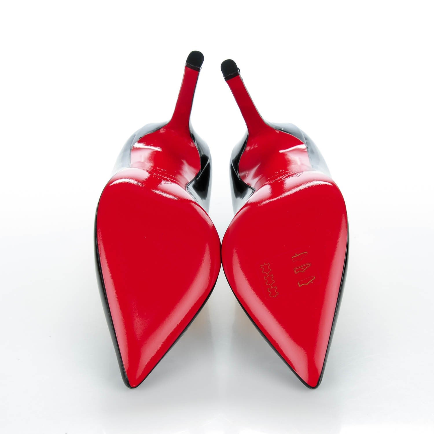 Christian Louboutin Patent Pigalle 120 Pumps 34 Black 5 of 7
