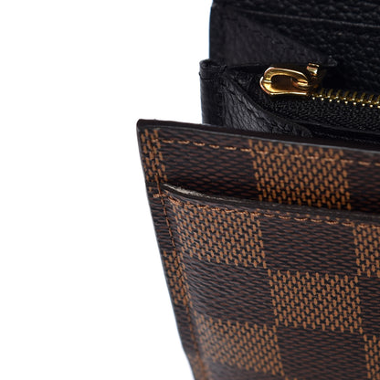 Louis Vuitton Damier Ebene Clapton Wallet Black 9 of 15