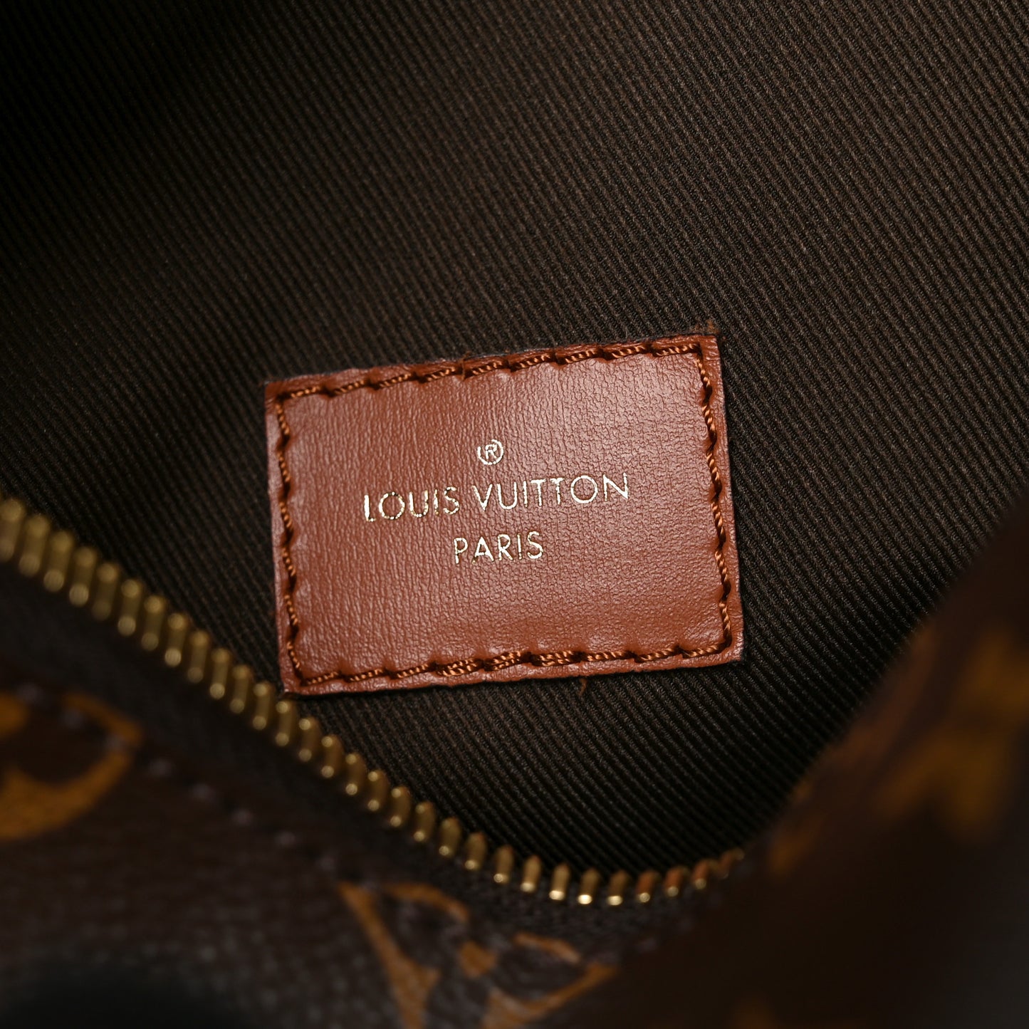 Reverse Monogram Loop Hobo