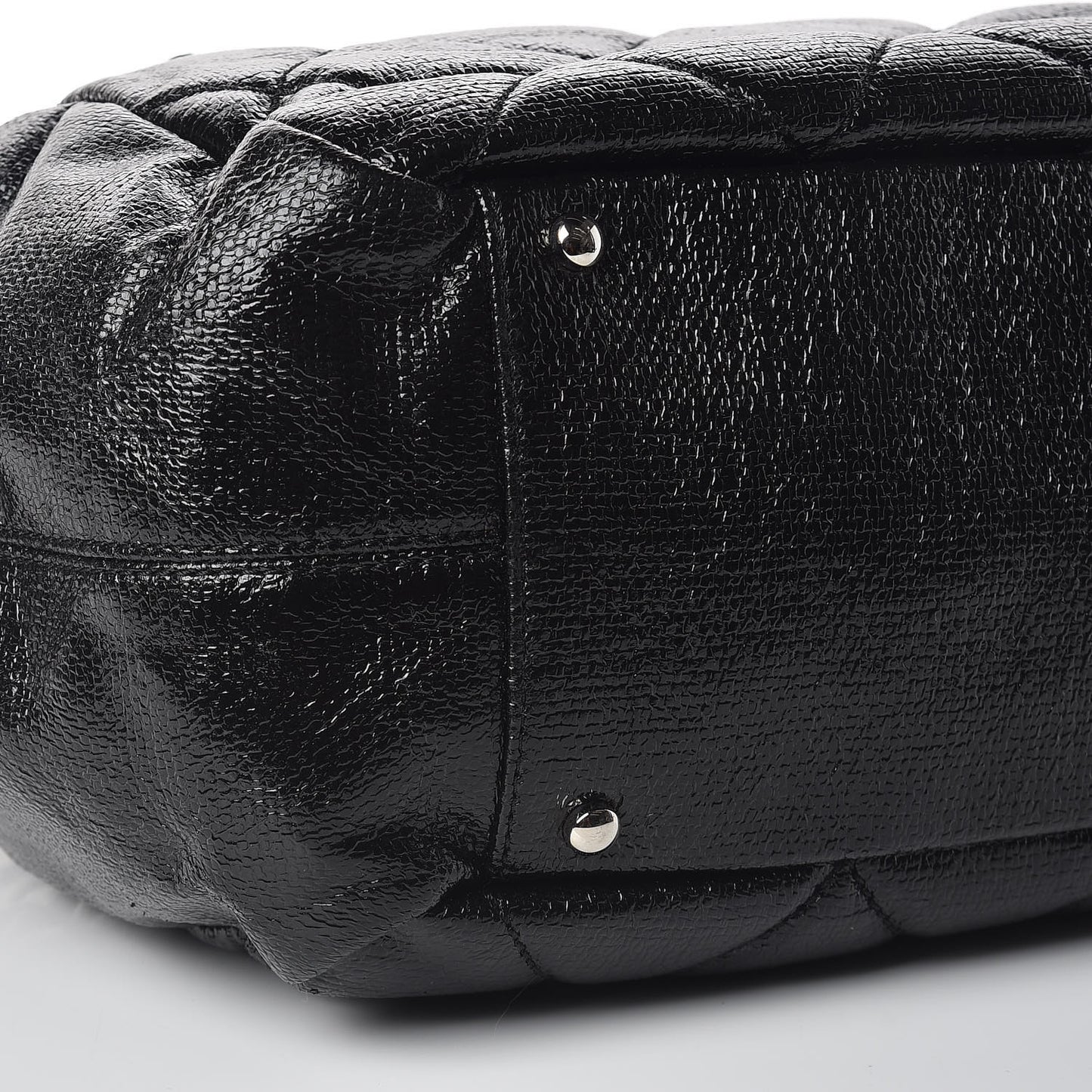 Coated Canvas Paris Biarritz Satchel Black