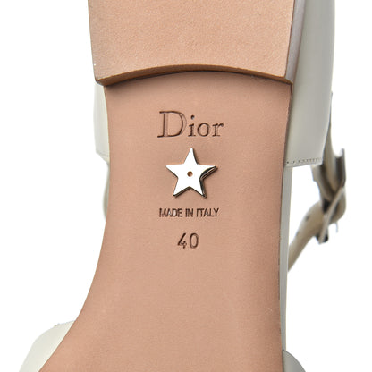 Christian Dior Calfskin Sauvage Ballerina Flat 40 Ivory 7 of 16