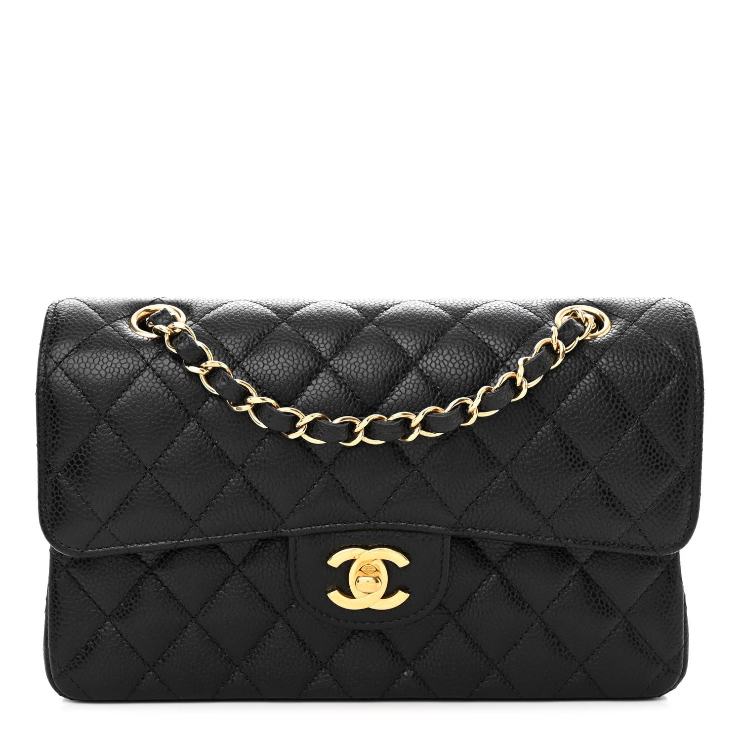 Chanel Caviar Quilted Small Double Flap Black 1 of 11