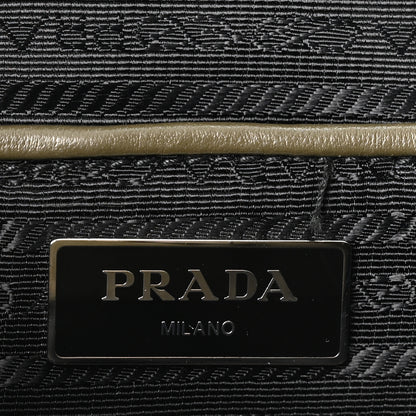Prada Soft Calf Cinch Backpack Militare 5 of 10
