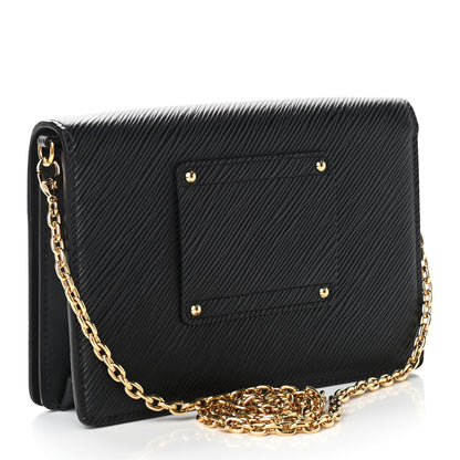 Louis Vuitton Epi Twist Belt Chain Wallet Black 3 of 8