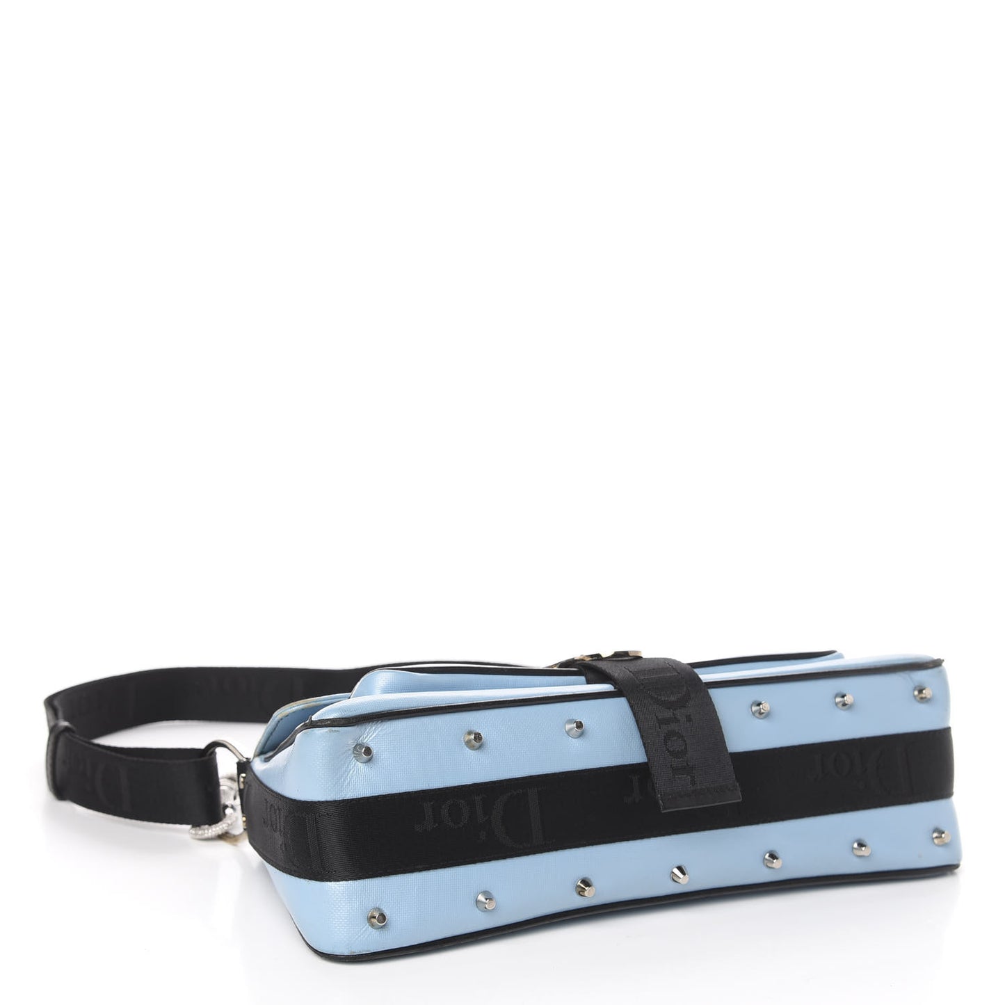 Coated Canvas Crystal Hardcore Bag Light Blue