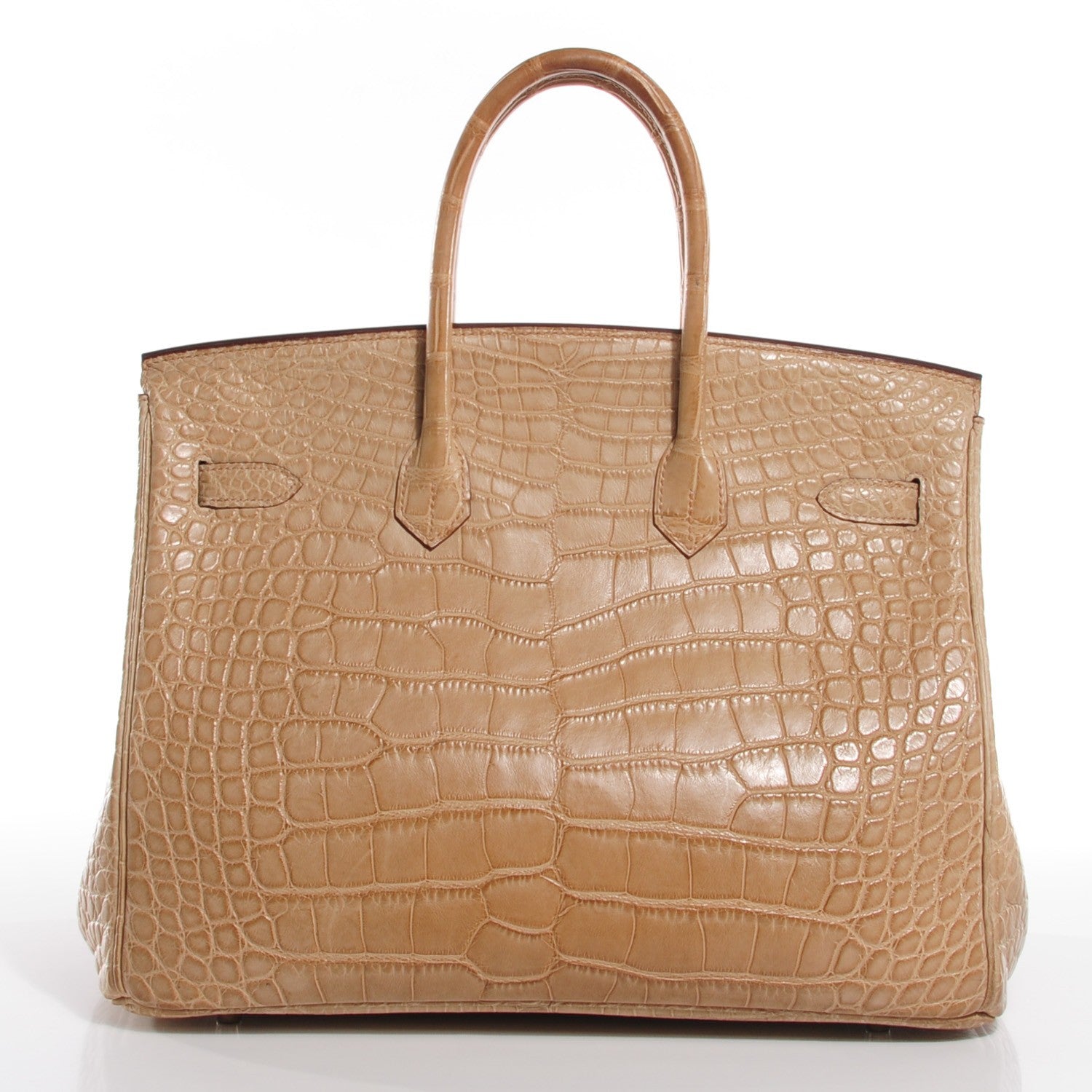 Hermes Matte Alligator Birkin 35 Poussiere 4 of 29