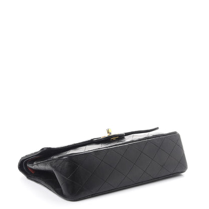 Chanel Lambskin Quilted Medium Double Flap Bag Black 4 of 11