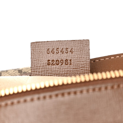 Gucci GG Supreme Monogram Small Horsebit 1955 Shoulder Bag Beige Brown Sugar 7 of 14