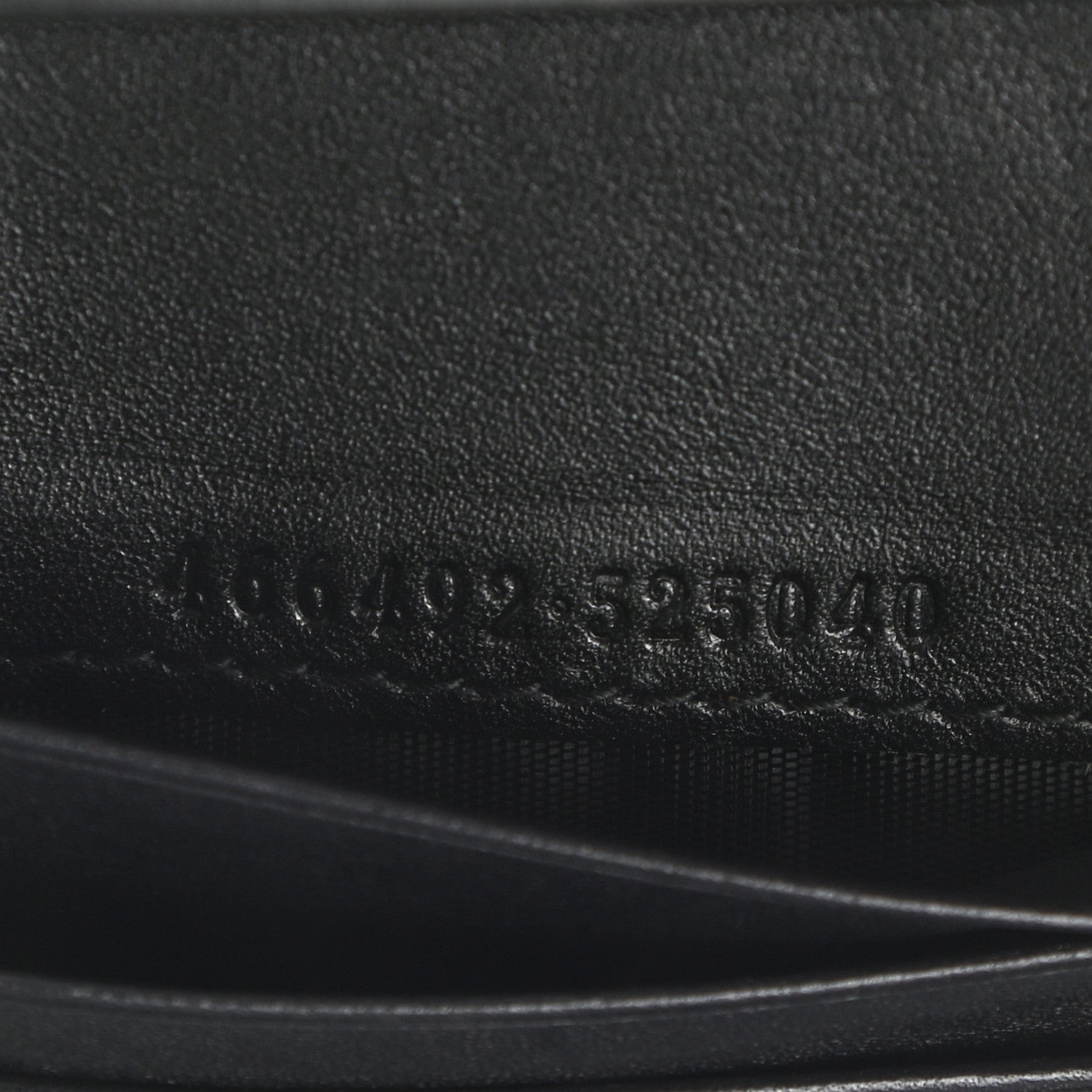 Gucci Calfskin Matelasse Cicada Stud GG Marmont Card Case Wallet Black 7 of 8