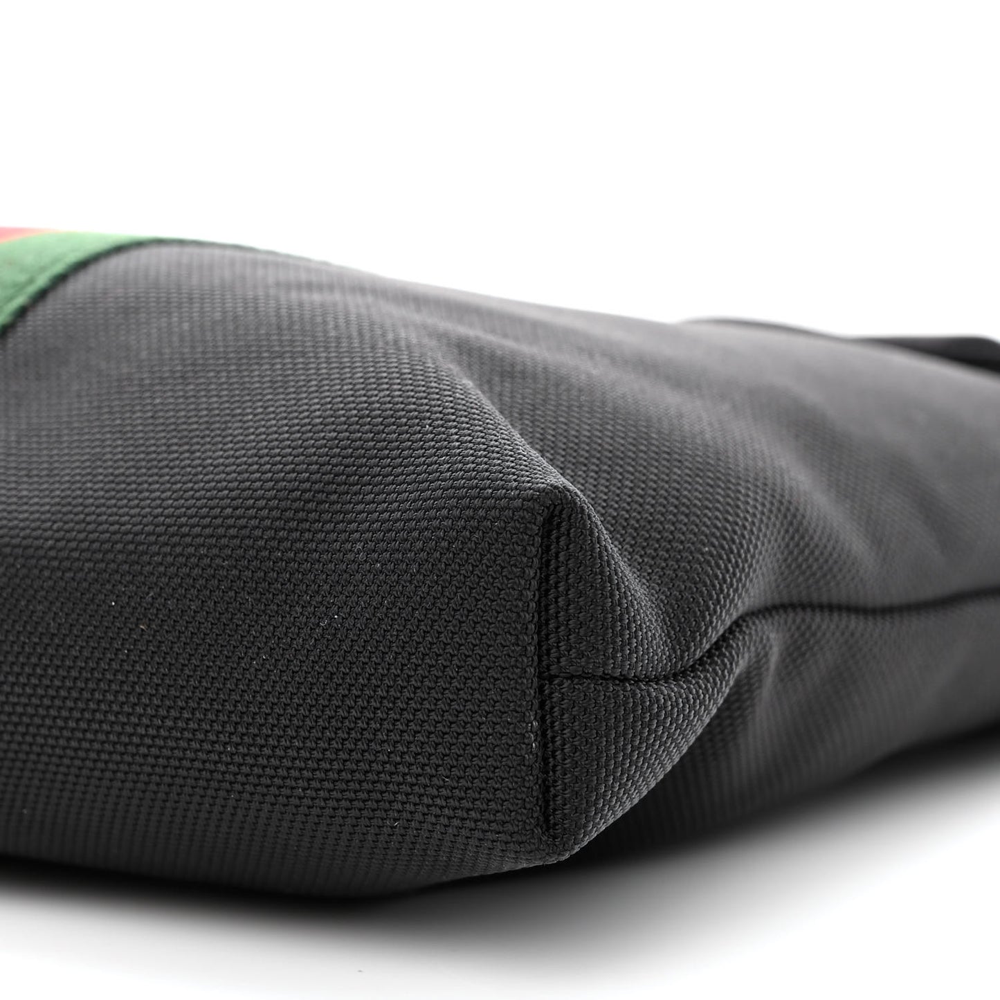 Techno Canvas Web Messenger Bag Black