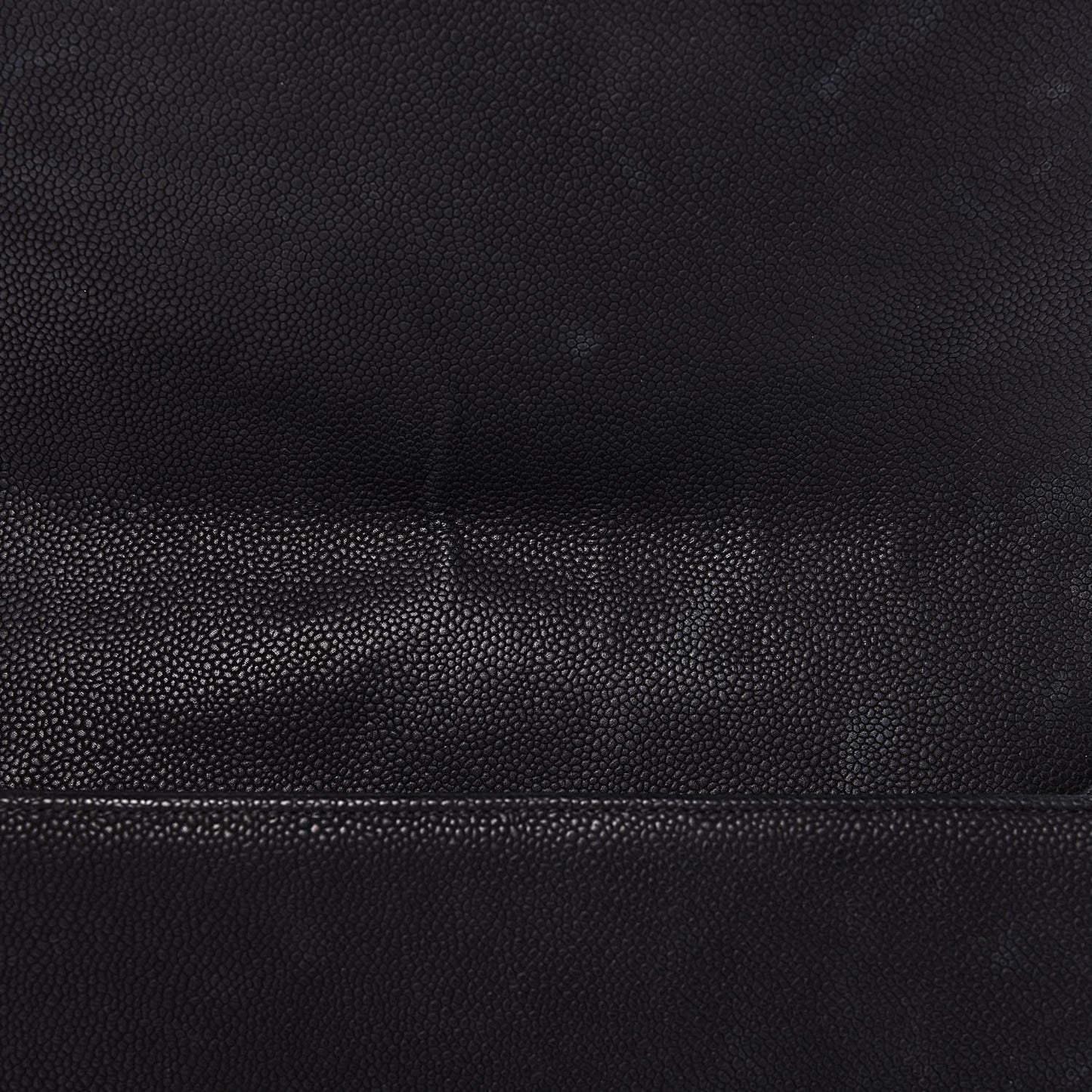 Caviar Quilted Large Boy Flap Black