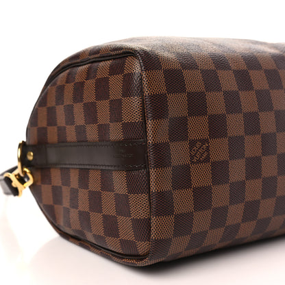 Louis Vuitton Damier Ebene Speedy Bandouliere 25 7 of 9