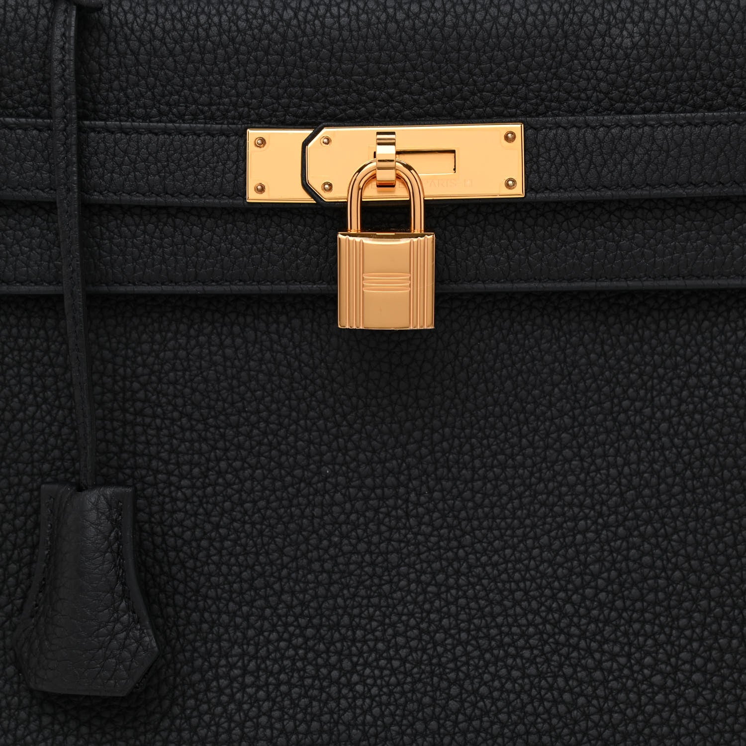 Hermes Togo Kelly Retourne 28 Black 8 of 11