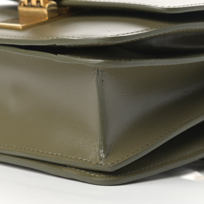 Celine Box Calfskin Small Classic Box Flap Bag Army Green 9 of 9