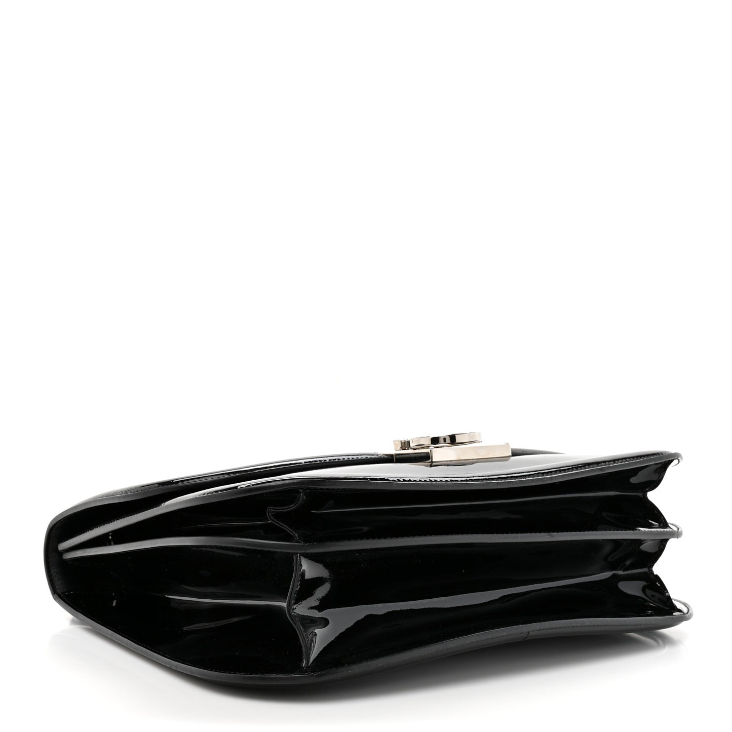 Patent Jody Shoulder Bag Black