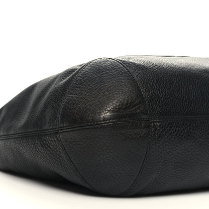 Gucci Pebbled Calfskin Medium Soho Chain Hobo Black 9 of 10
