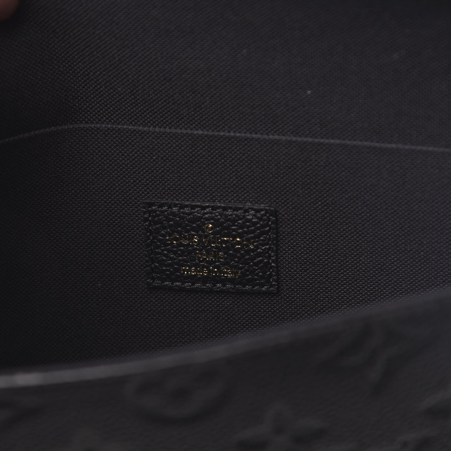 Empreinte Pochette Felicie Chain Wallet Black