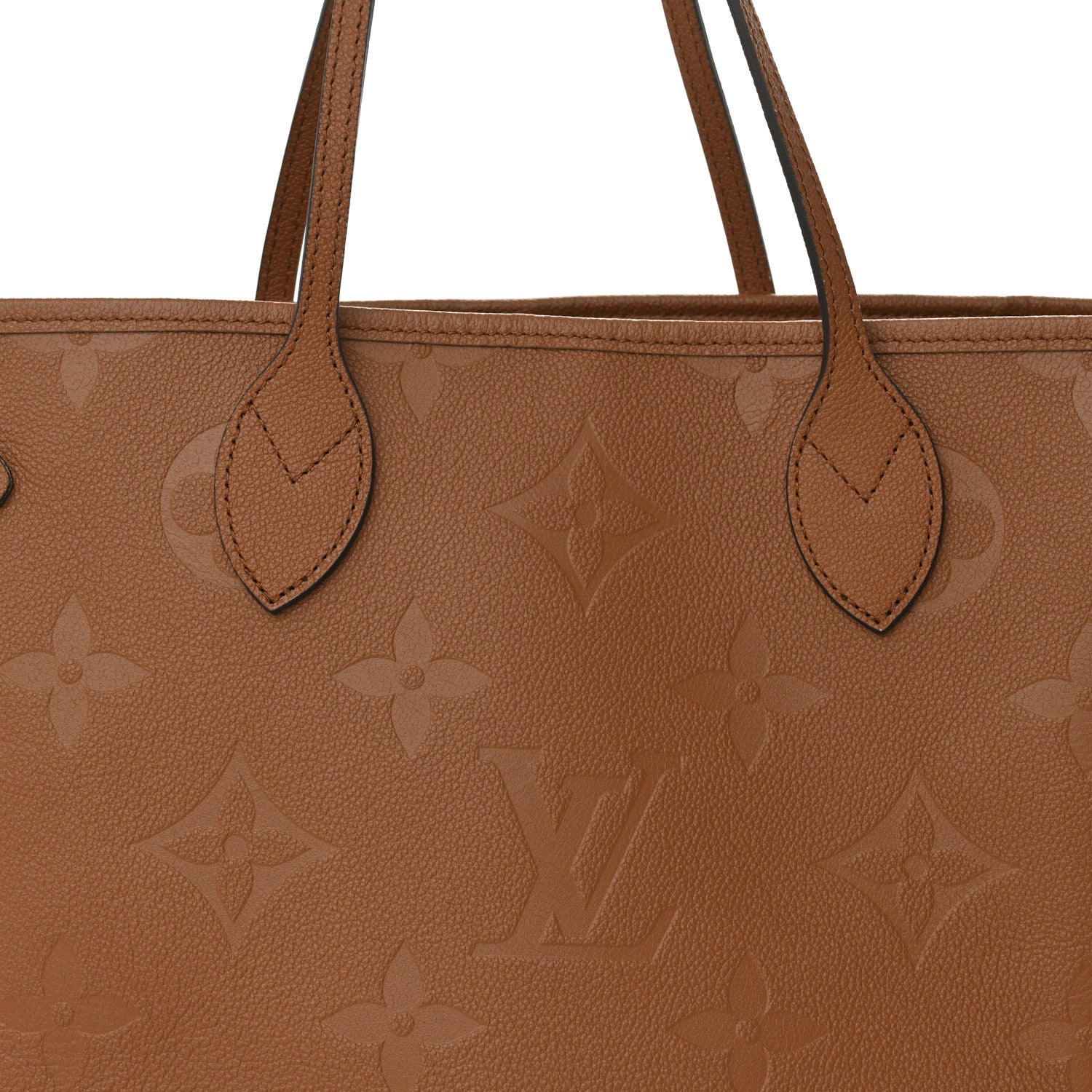 Louis Vuitton Empreinte Monogram Giant Neverfull MM Cognac 8 of 10