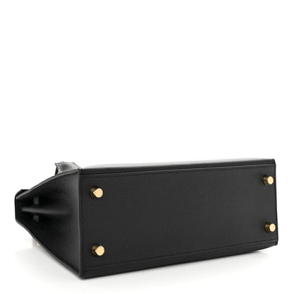 Hermes Epsom Kelly Sellier 25 Black 4 of 10