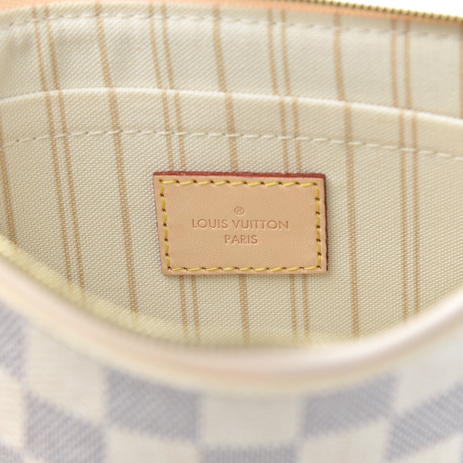 Louis Vuitton Damier Azur Neverfull MM GM Pochette 6 of 7