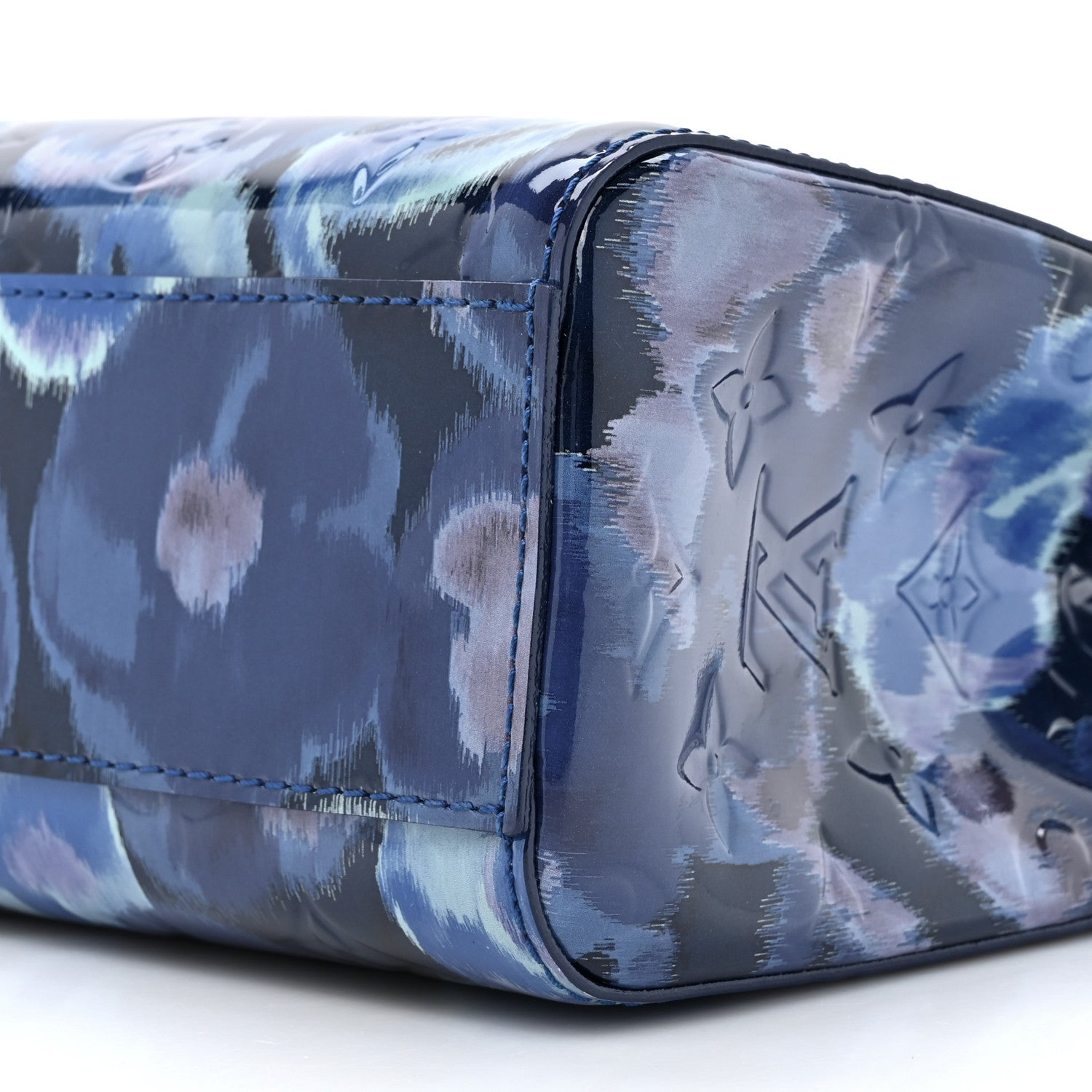 Louis Vuitton Vernis Ikat Catalina BB Grand Blue 8 of 11