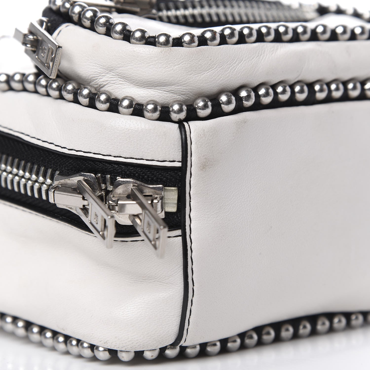 Alexander Wang Lambskin Studded Mini Attica Backpack White 7 of 13