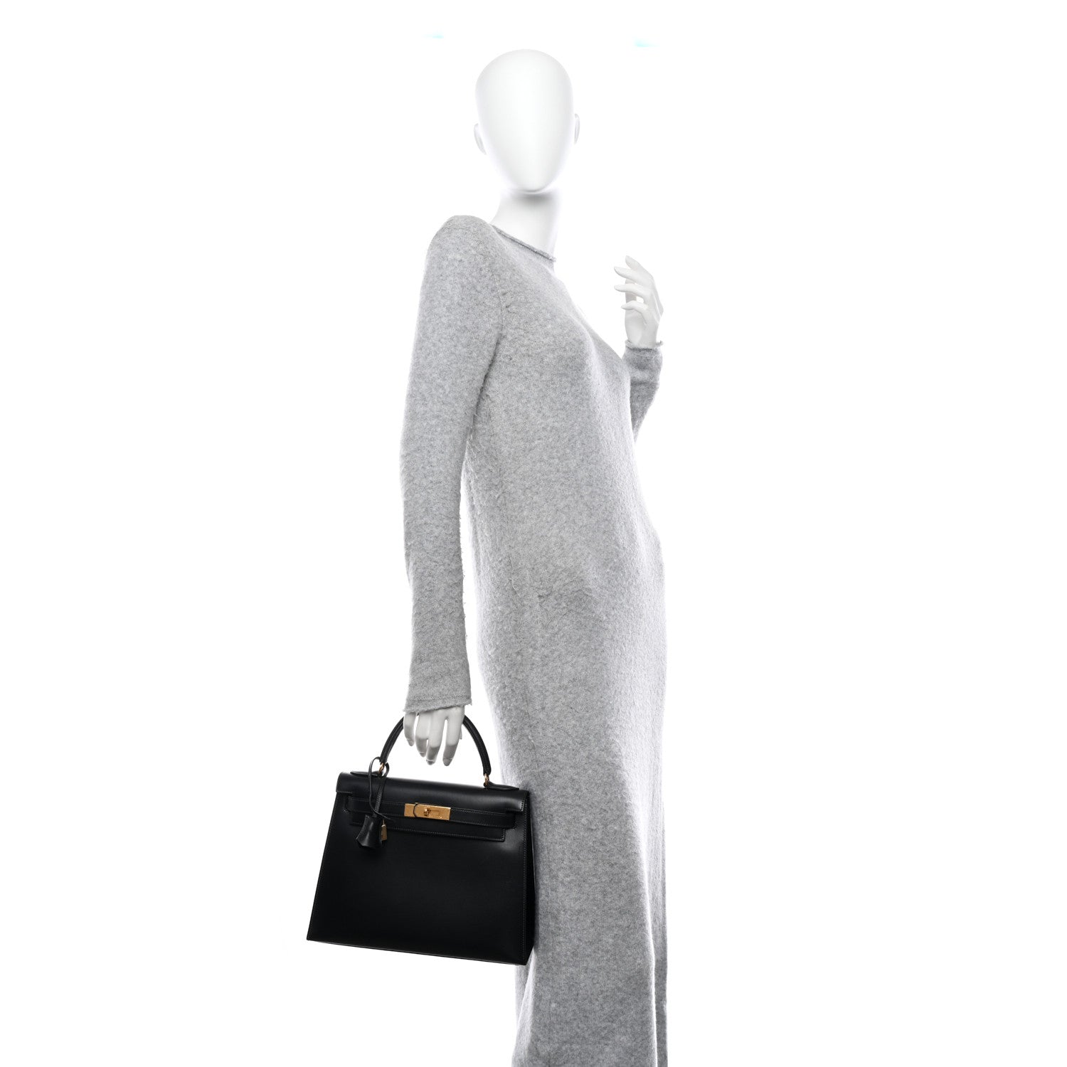 Hermes Box Kelly Sellier 28 Black 2 of 19