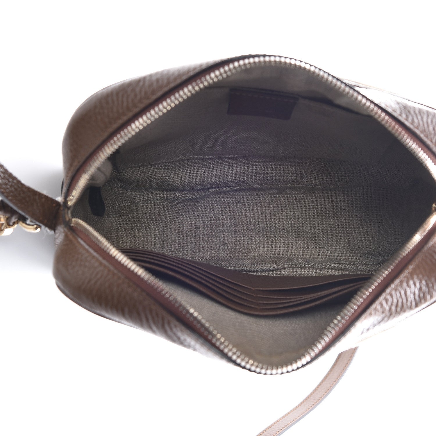 Gucci Monogram Mini Bree Messenger Bag Beige Tabacco 5 of 22