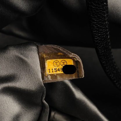 Chanel Glazed Caviar Pocket In The City Tote Black 7 of 10