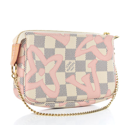Louis Vuitton Damier Azur Tahitienne Mini Pochette Accessories 3 of 8