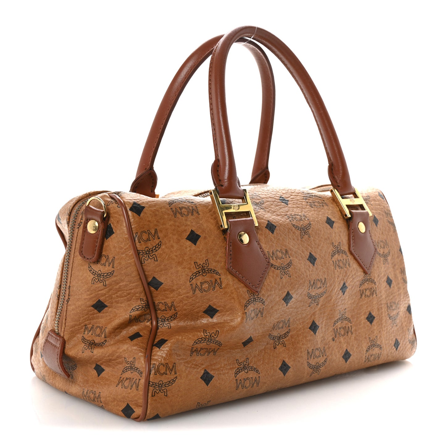 Visetos Essential Boston Bag Cognac