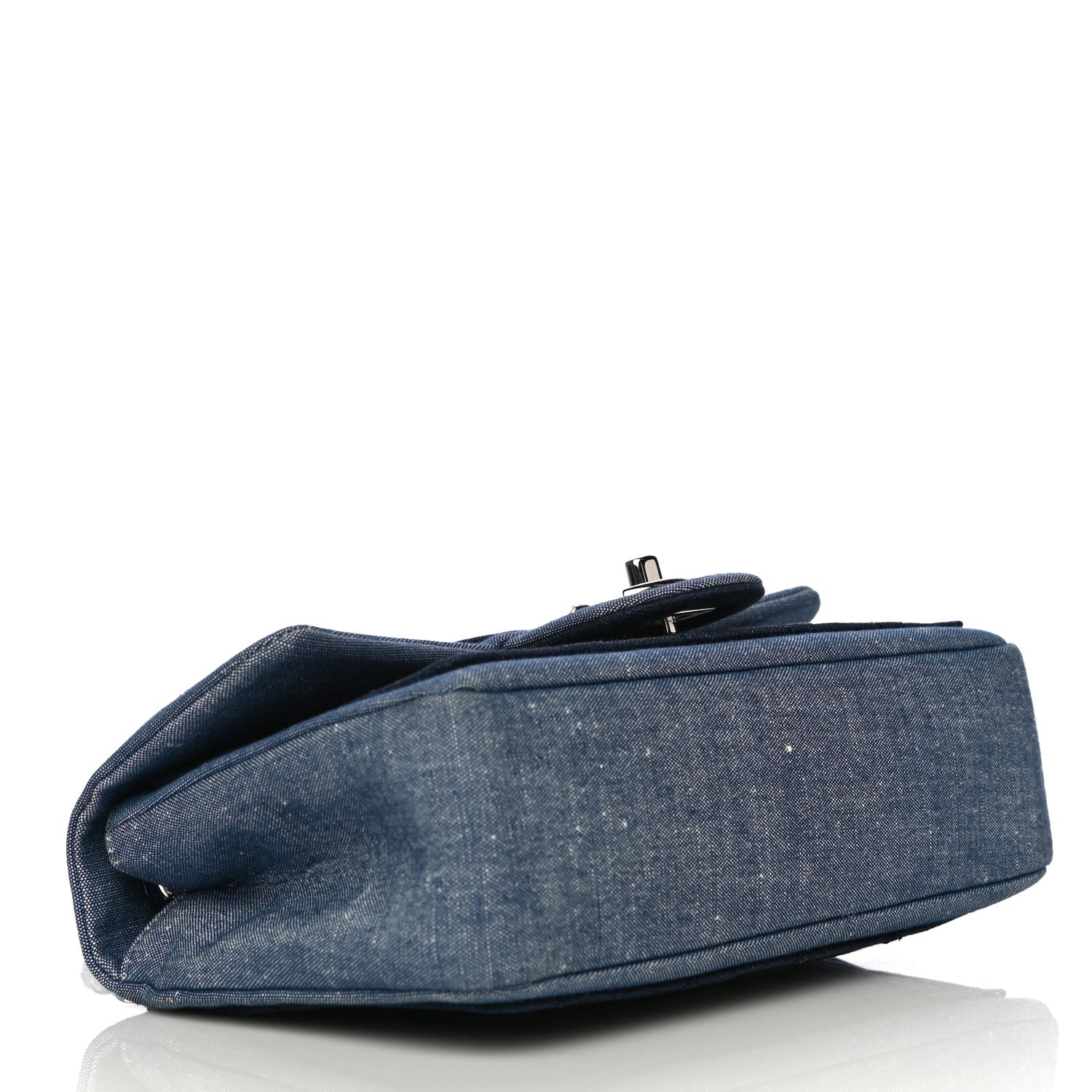 Chanel Denim Quilted Small Medallion Flap Blue 5 of 27
