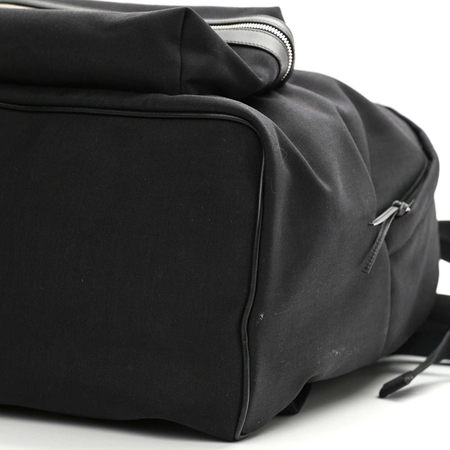 Saint Laurent Canvas City Backpack Black 10 of 12
