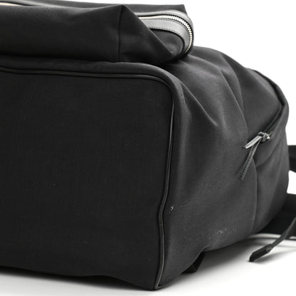 Saint Laurent Canvas City Backpack Black 10 of 12