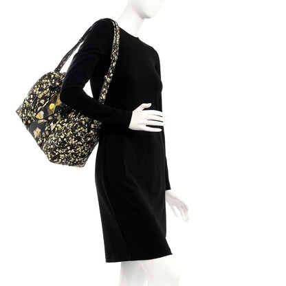 Givenchy Textured Coated Canvas Baby's Breath Print Medium Lucrezia Black 2 of 8