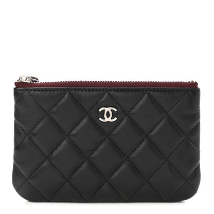 Chanel Lambskin Quilted Small Cosmetic Case Black 1 of 7