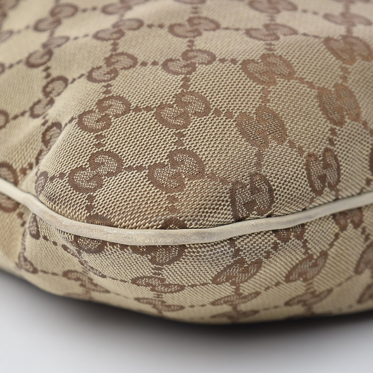 Gucci Monogram Medium New Britt Hobo Off White 10 of 17