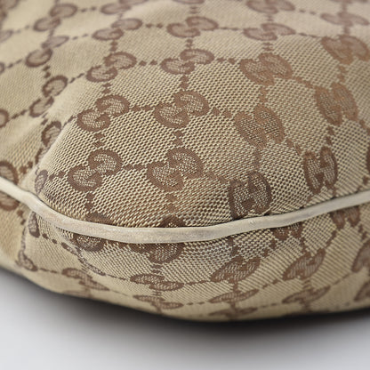 Gucci Monogram Medium New Britt Hobo Off White 10 of 17