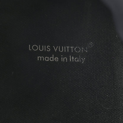 Louis Vuitton Calfskin Monogram Mens LV Trainer Sneakers 9 Black 6 of 9