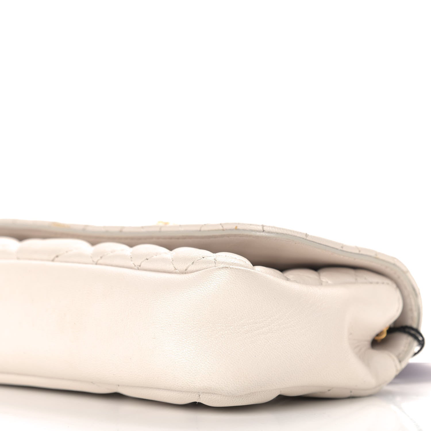 Versace Nappa Barocco Quilted Vanitas Crossbody White 8 of 9