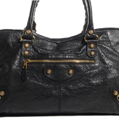 Balenciaga Agneau Giant 12 Gold Hardware Part Time Black 10 of 11