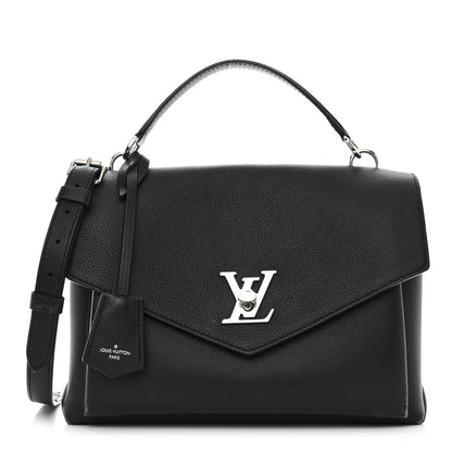 Louis Vuitton Soft Calfskin My Lockme Top Handle Black 1 of 15