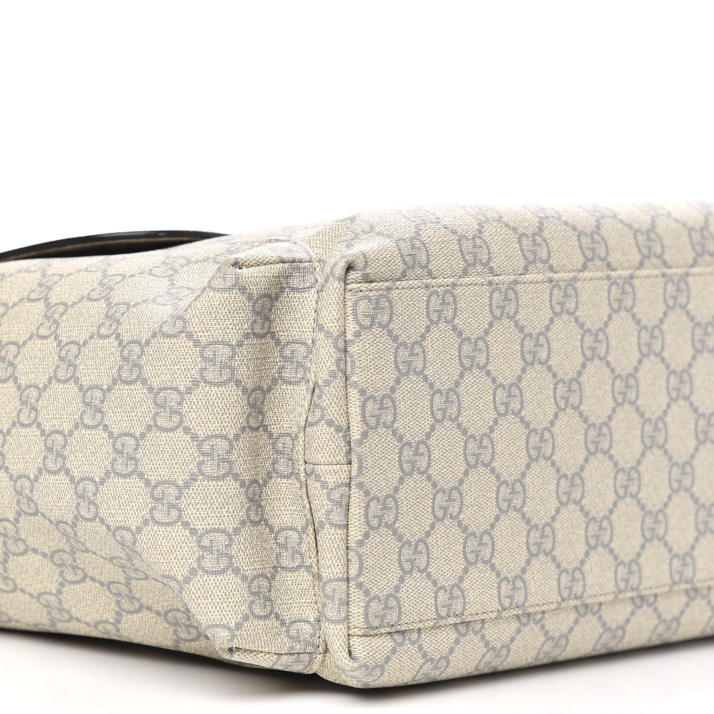 GG Plus Monogram Messenger Diaper Bag Ecru Grigio