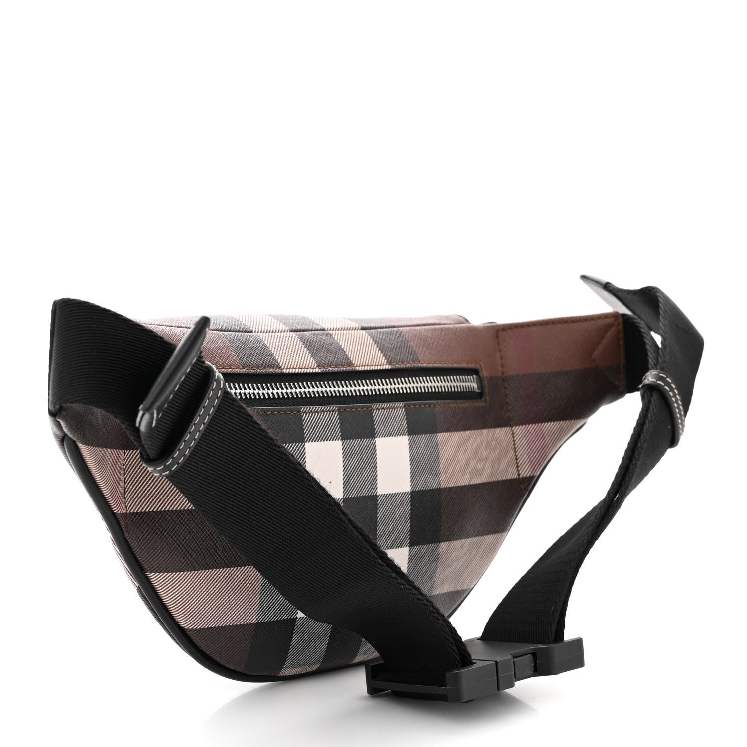 Burberry E-canvas Check Mini Cason Bum Bag Dark Birch Brown 3 of 9