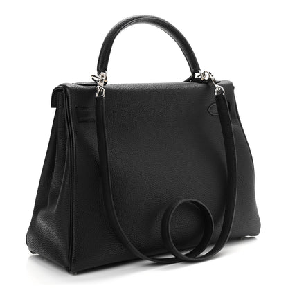 Hermes Togo Kelly Retourne 32 Black 3 of 11