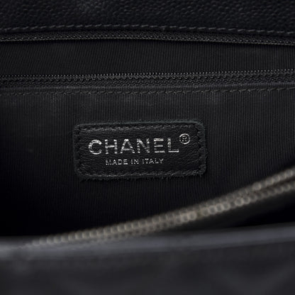 Chanel Caviar Quilted Grand Shopping Tote GST Black 8 of 13
