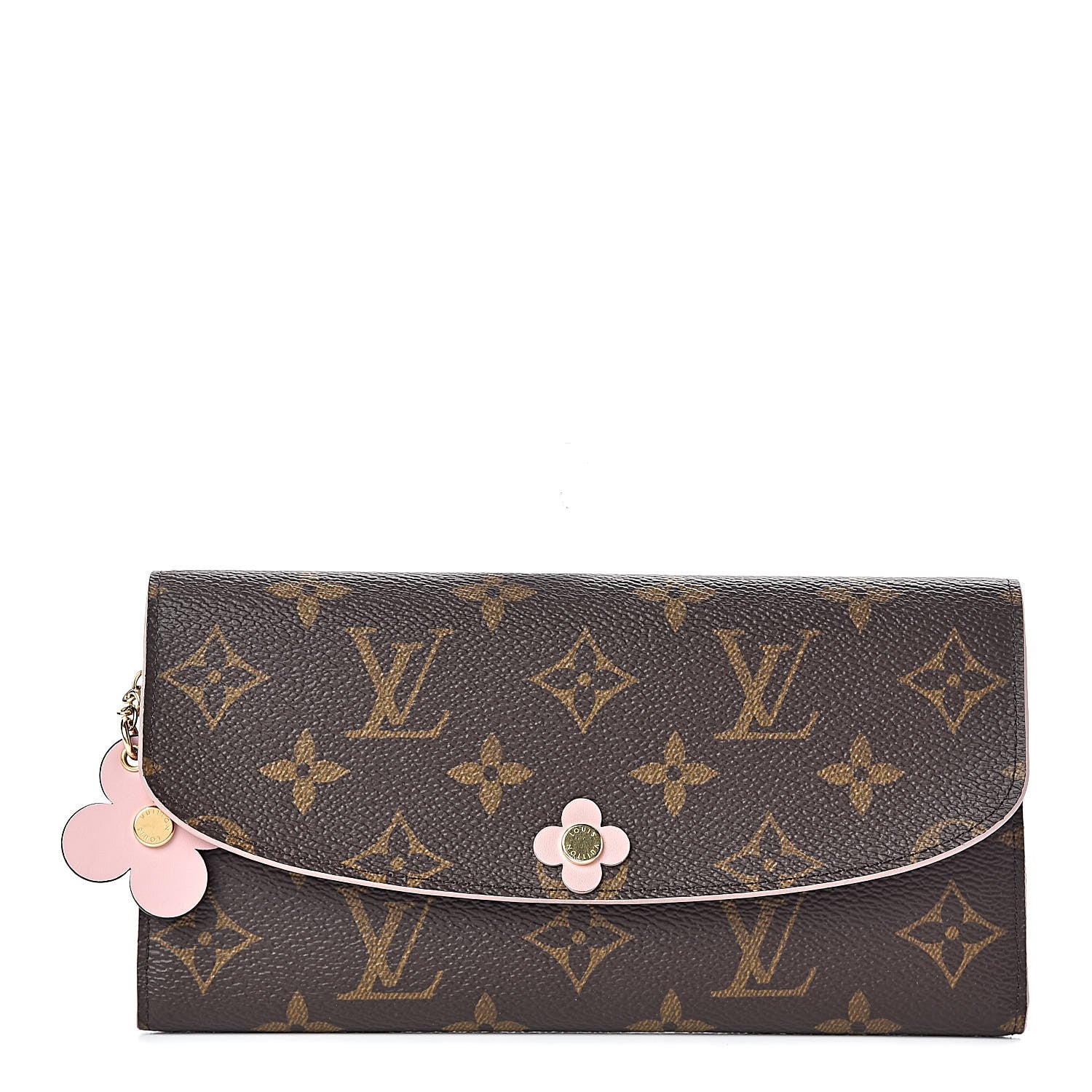 Louis Vuitton Monogram Bloom Flower Emilie Wallet 1 of 7
