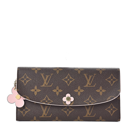Louis Vuitton Monogram Bloom Flower Emilie Wallet 1 of 7